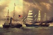 unknow artist Nashville Burning the Ship Harvey Birch china oil painting reproduction